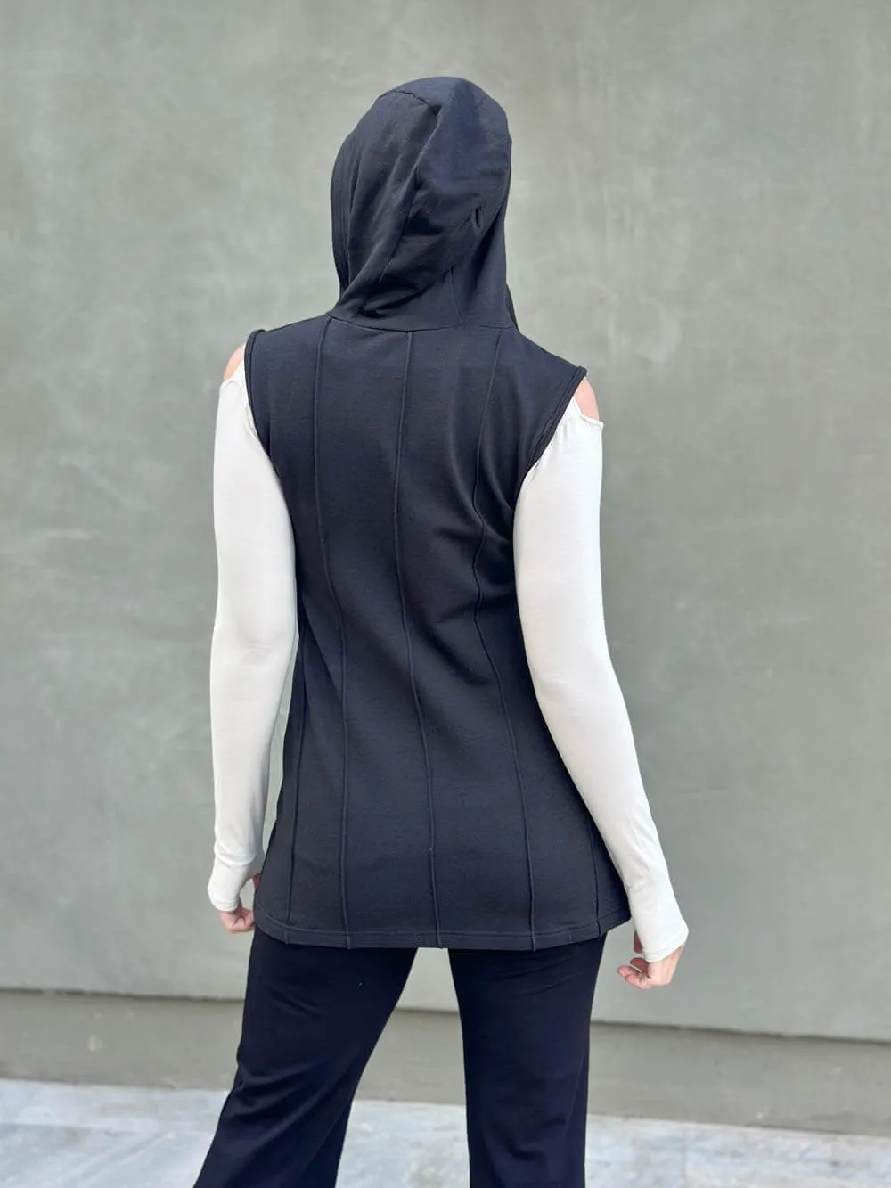 Bamboo Fleece Midi Vest