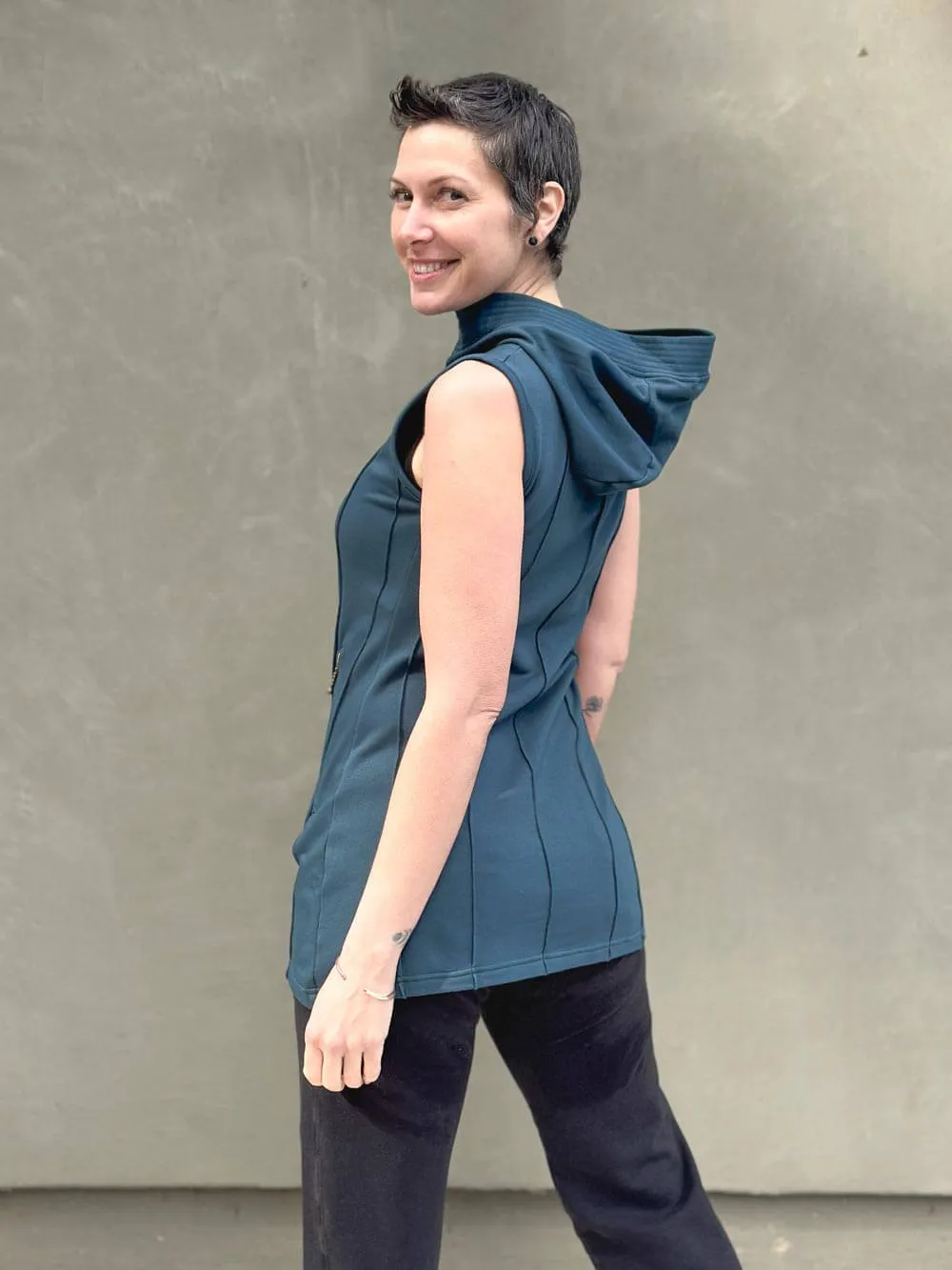 Bamboo Fleece Midi Vest