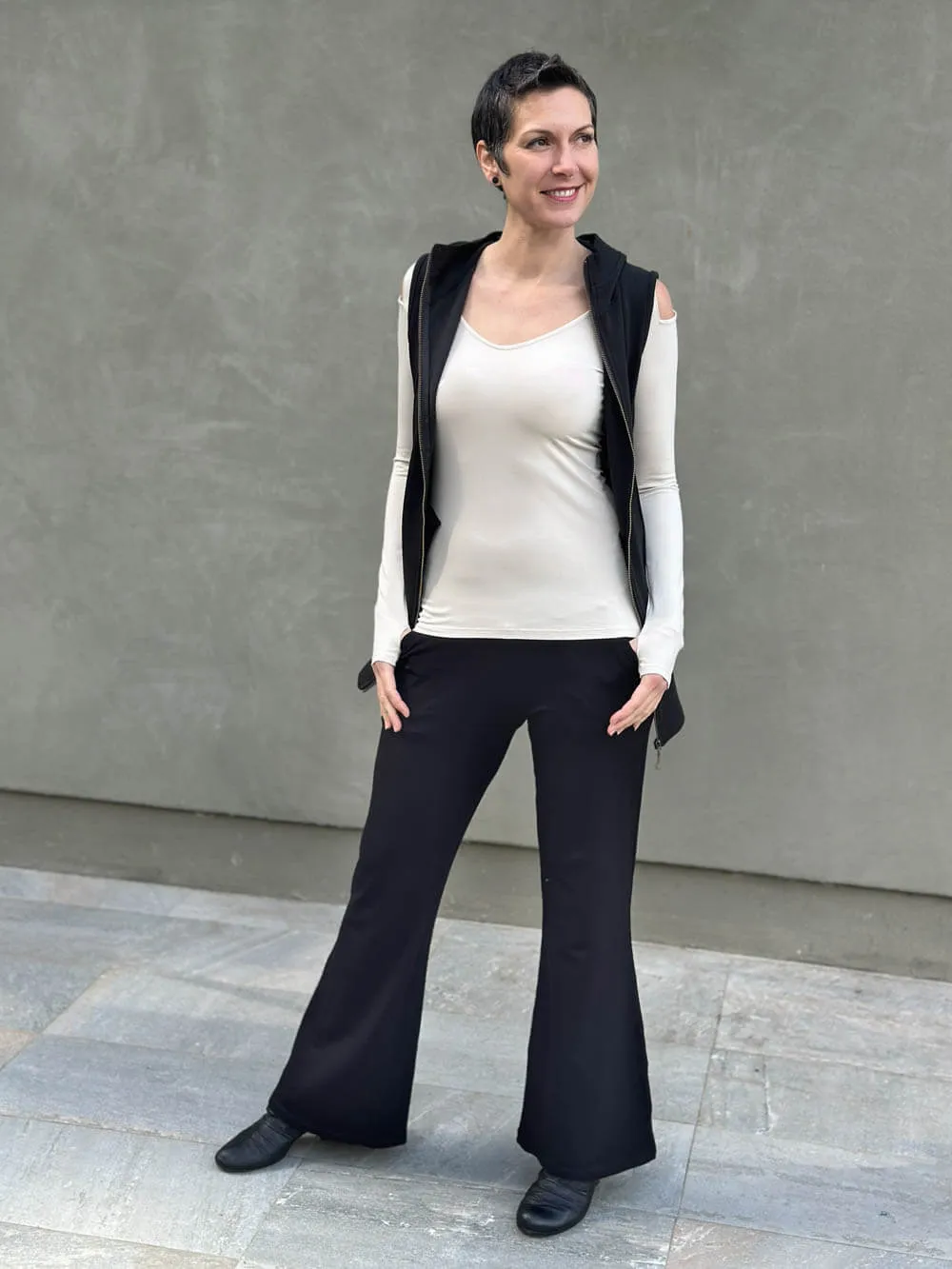 Bamboo Fleece Midi Vest