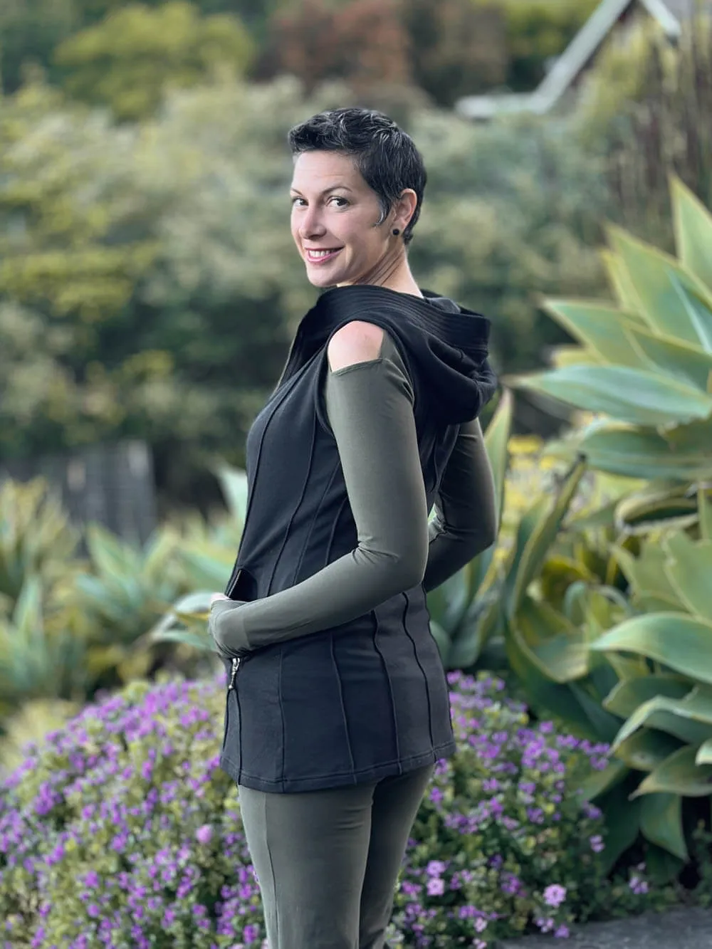 Bamboo Fleece Midi Vest