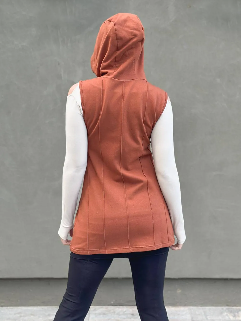 Bamboo Fleece Midi Vest