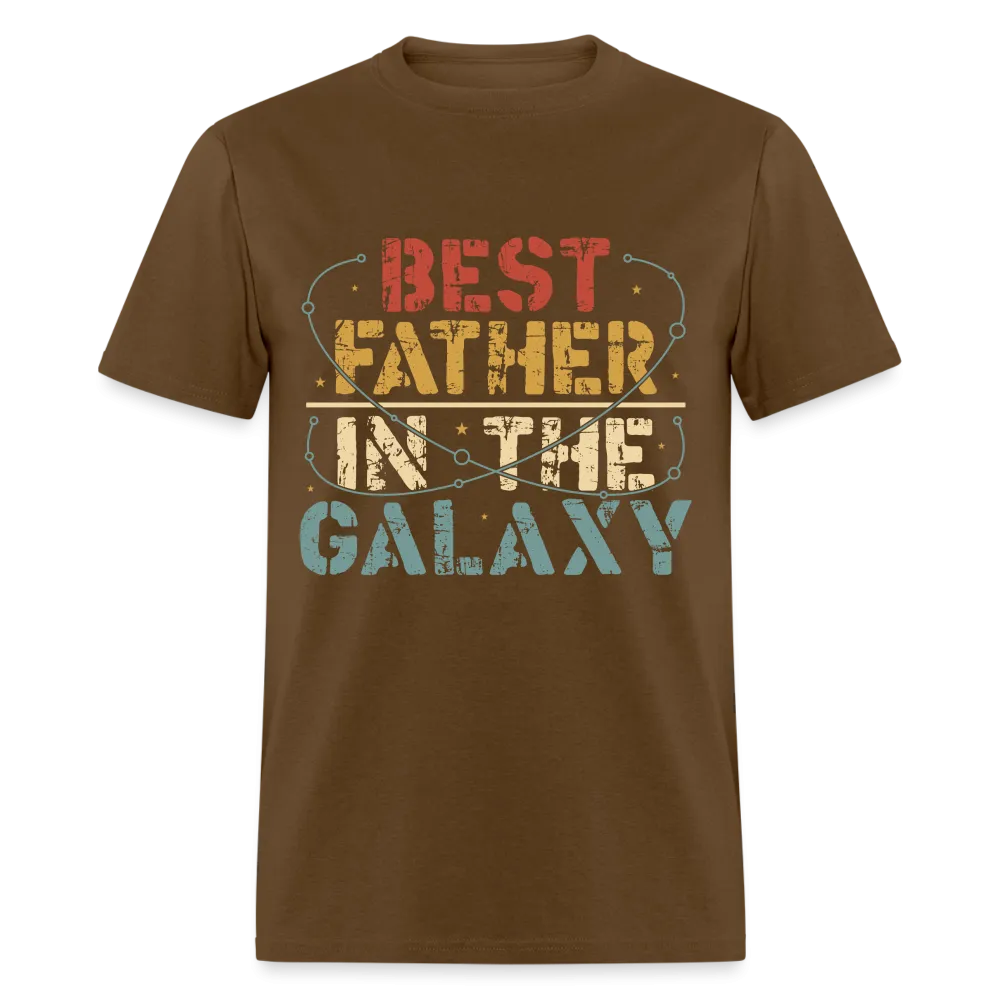 Best Father In The Galaxy T-Shirt (Galactic Dad Tee)