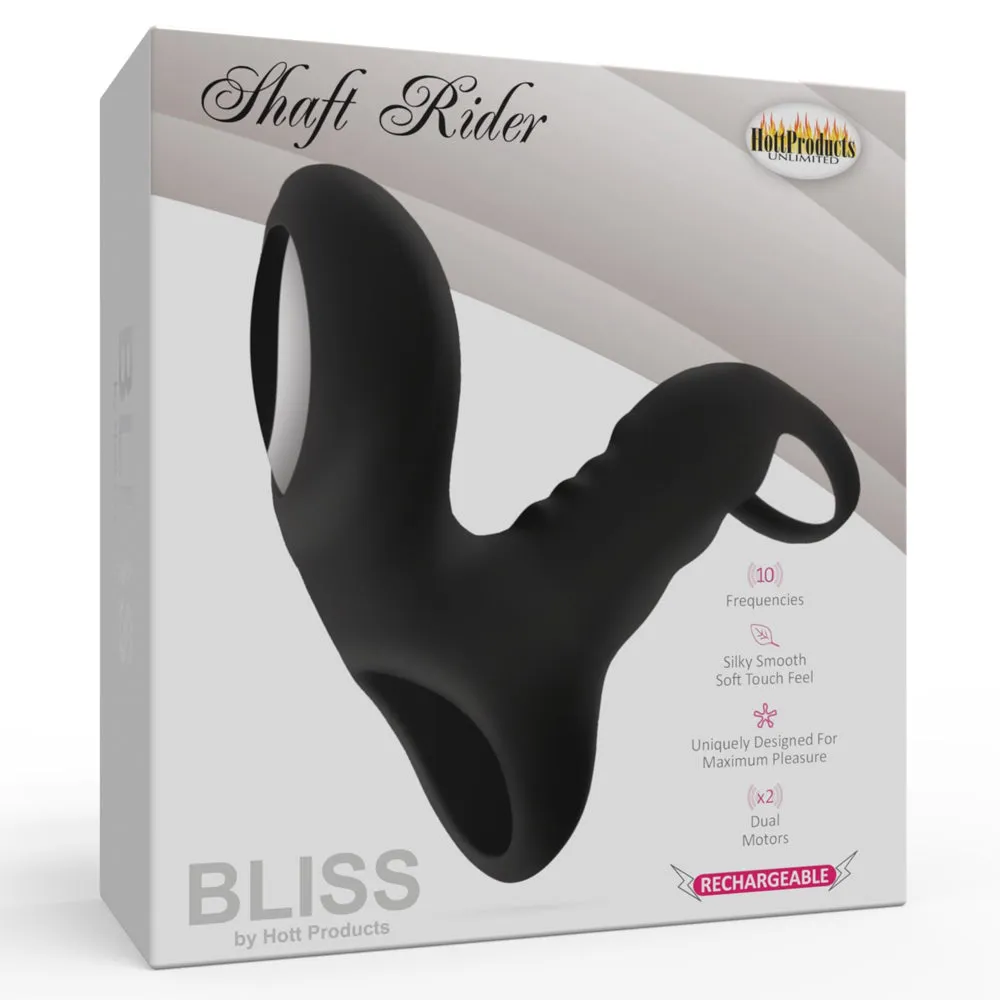 Bliss Shaft Rider Vibrating Cock Ring Sleeve