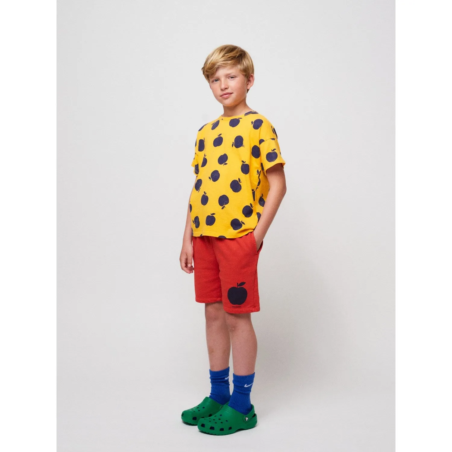 Bobo Choses Light Yellow Poma All Over Yellow T-Shirt