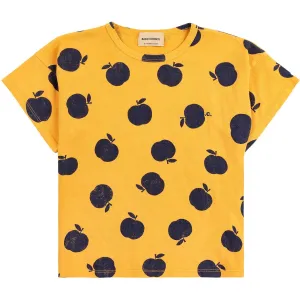 Bobo Choses Light Yellow Poma All Over Yellow T-Shirt