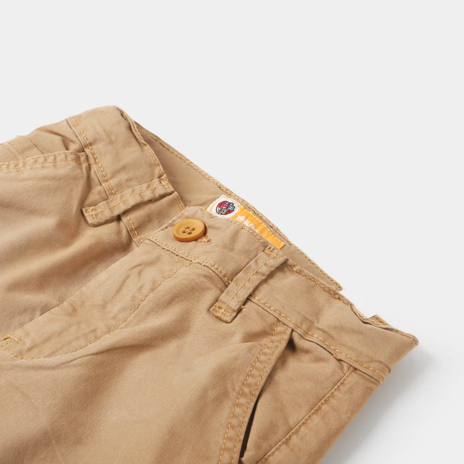 Boys Cotton Pant Basic - BEIGE