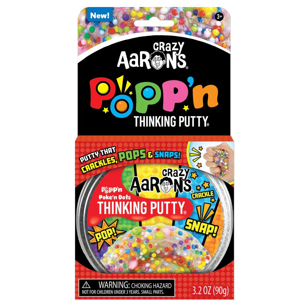 Crazy Aaron's Poke'n Dots 4" Popp'n Putty Tin