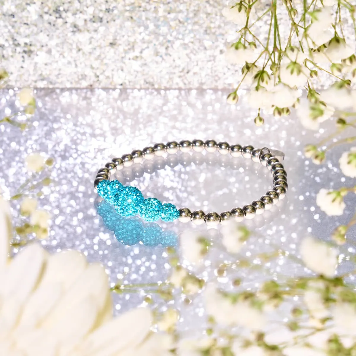 Fiji Blue | Crystal Cascade Kikiballa Bracelet