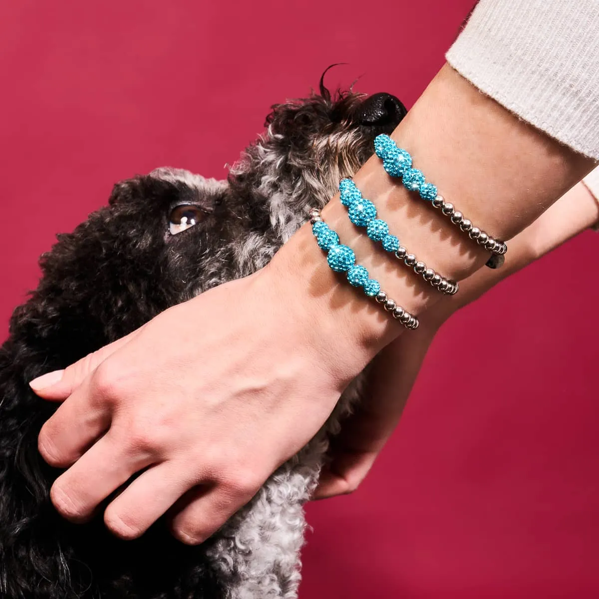 Fiji Blue | Crystal Cascade Kikiballa Bracelet