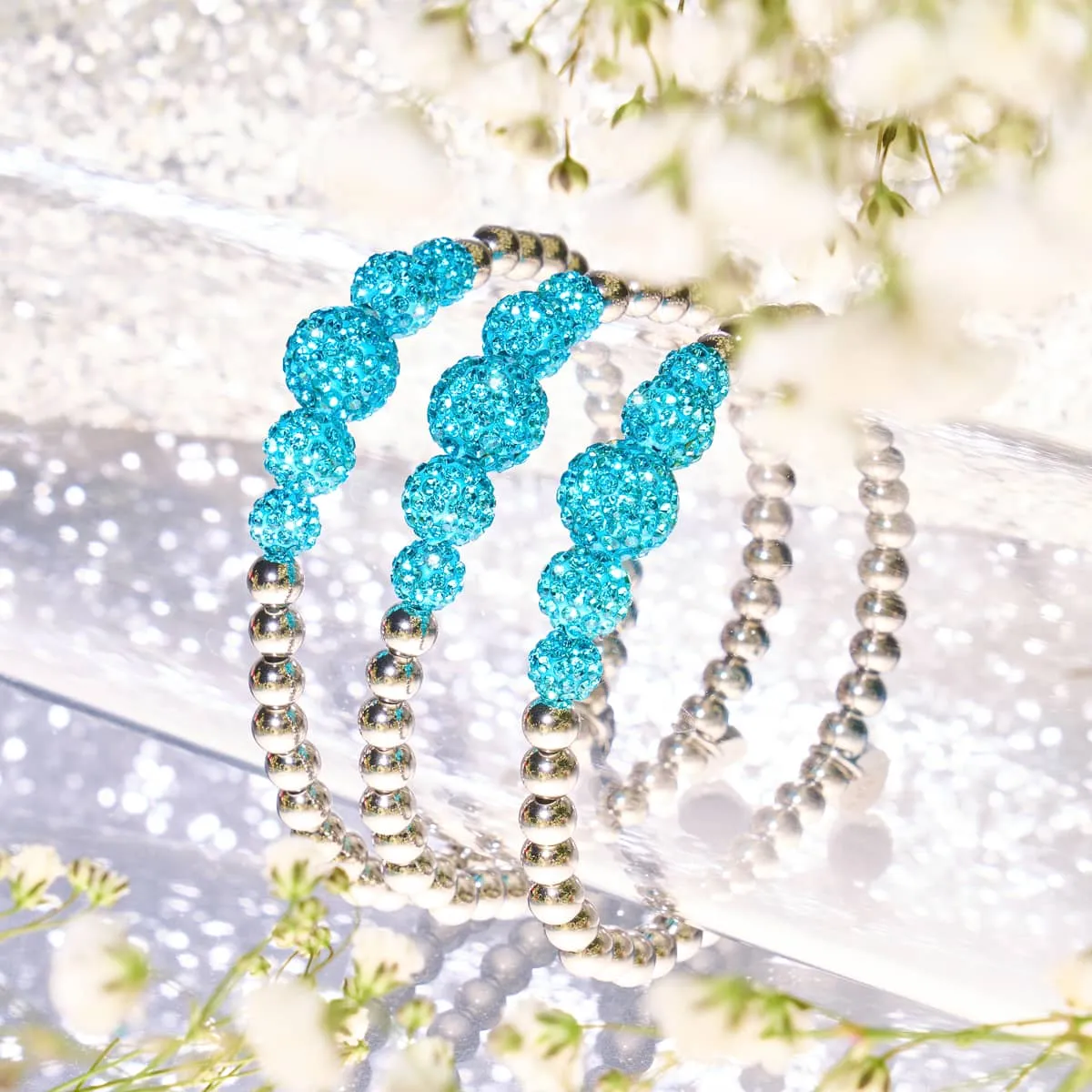 Fiji Blue | Crystal Cascade Kikiballa Bracelet