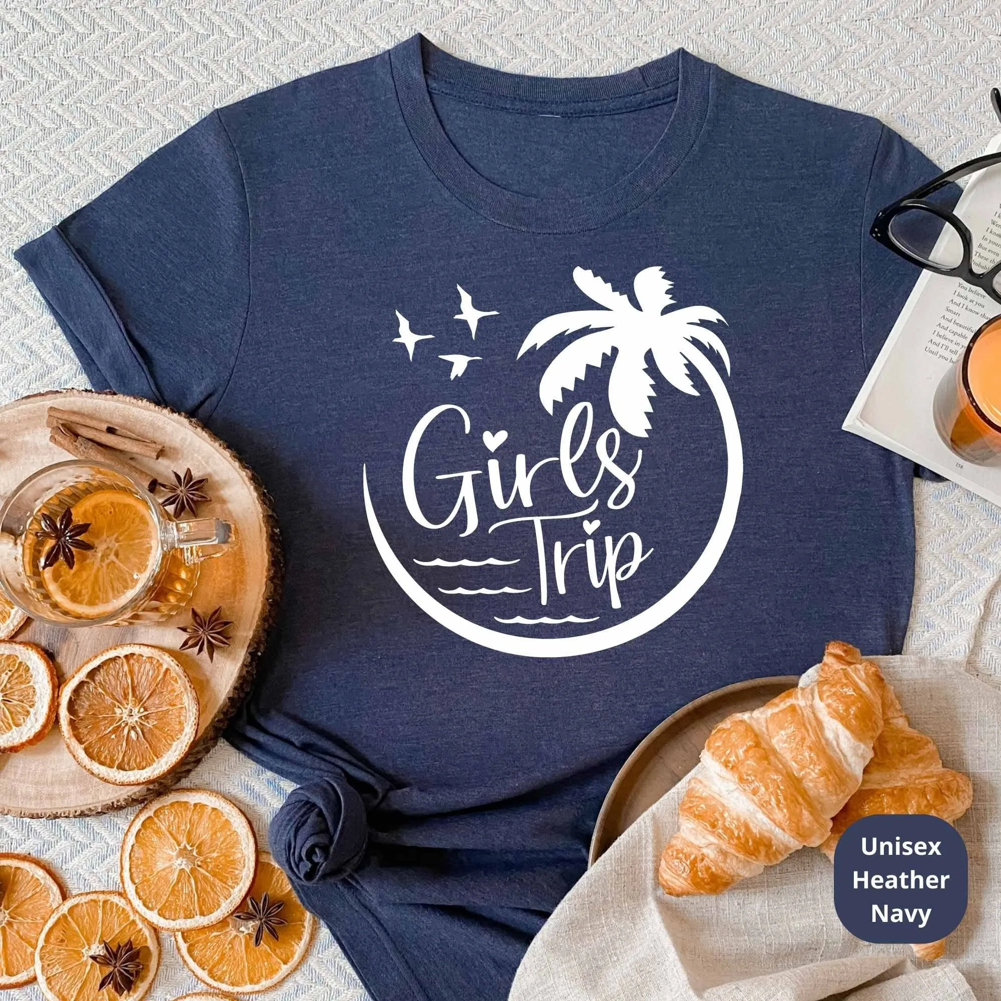 Girls Trip Shirts, Best Friends Gifts, Cute Matching Group Tees, Vacation T-Shirt, Mother Daughter Trip, Sisters Vacay, BFF Besties Weekend