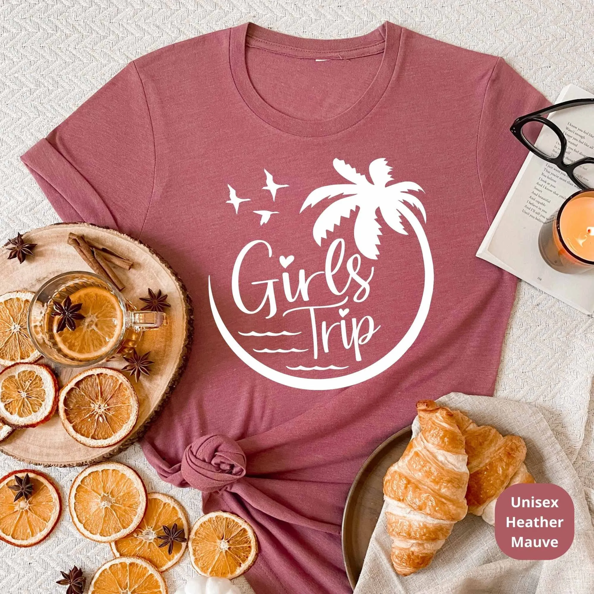 Girls Trip Shirts, Best Friends Gifts, Cute Matching Group Tees, Vacation T-Shirt, Mother Daughter Trip, Sisters Vacay, BFF Besties Weekend