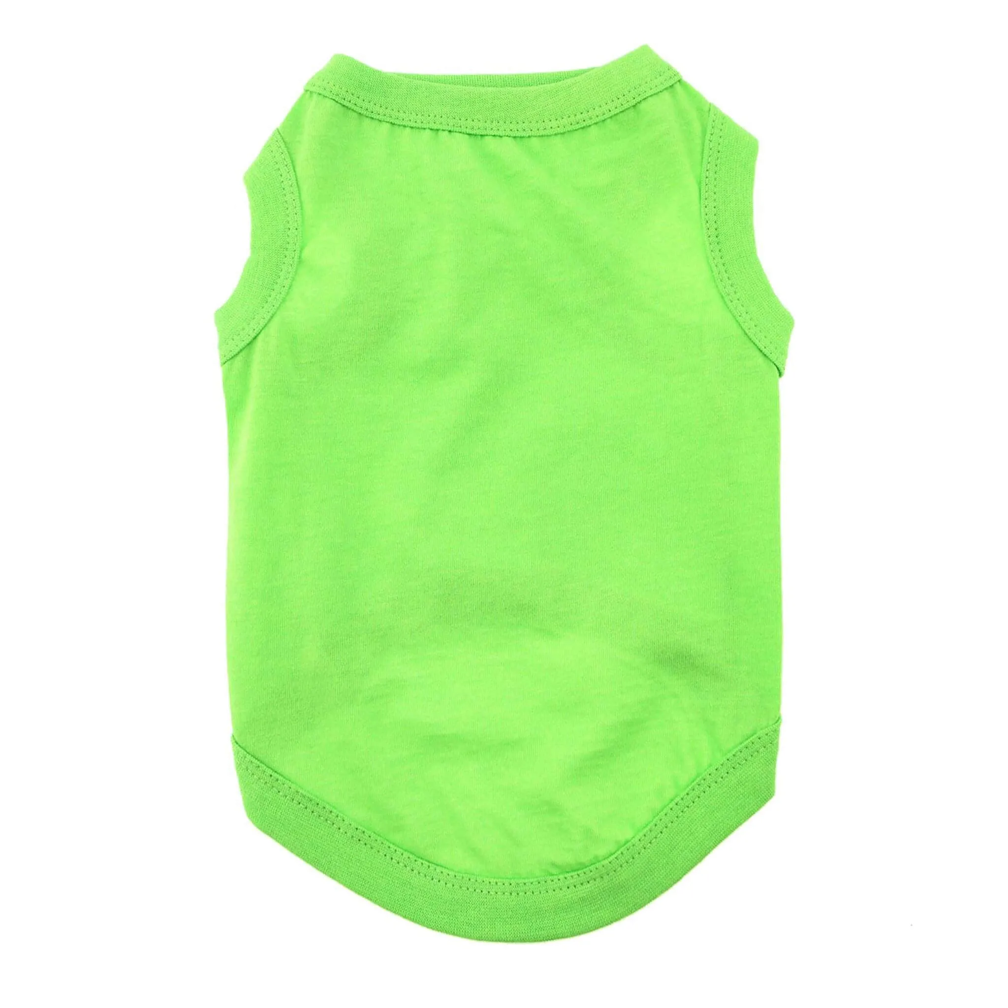 Green Flash Cotton Dog Tank