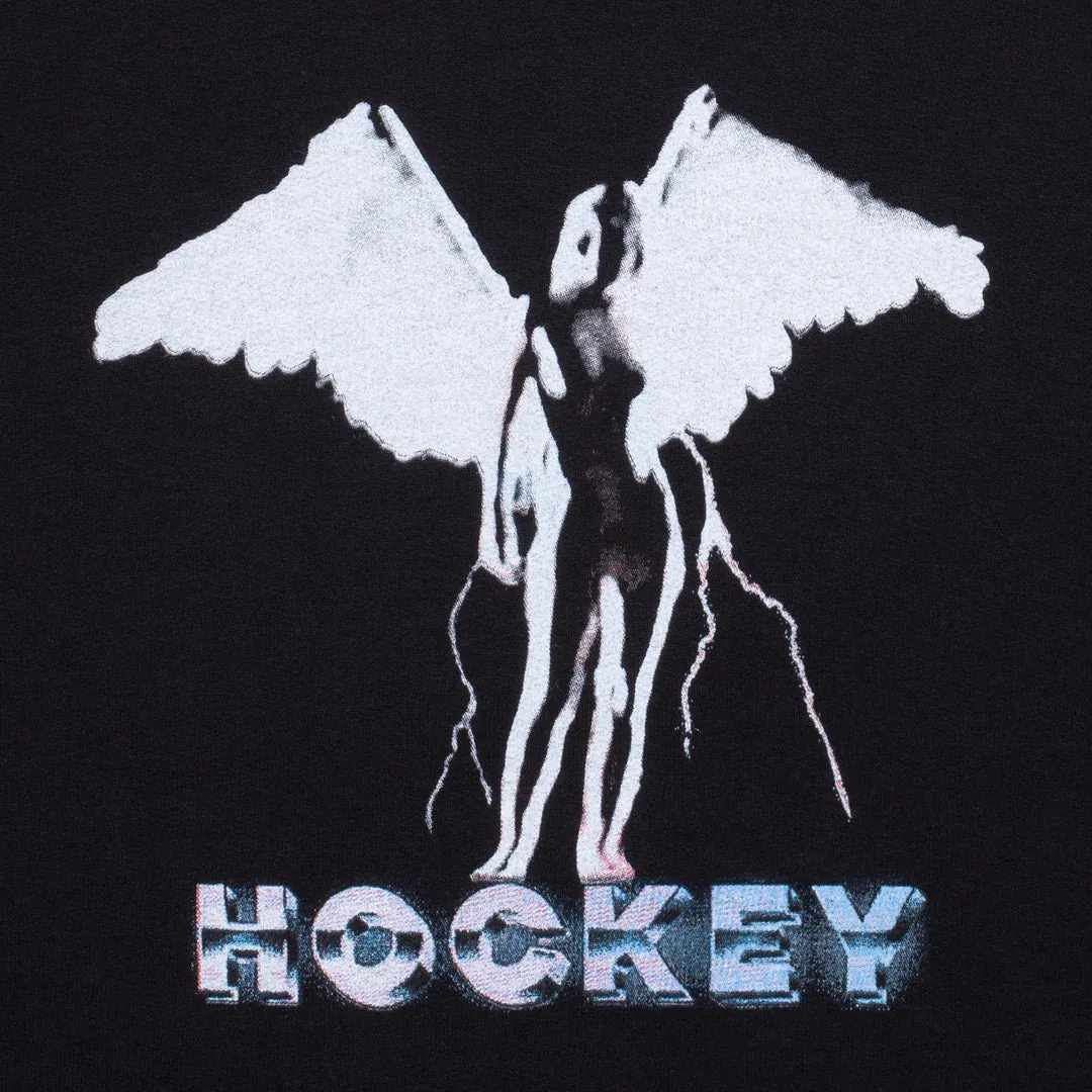 HOCKEY ANGEL HOODIE BLACK