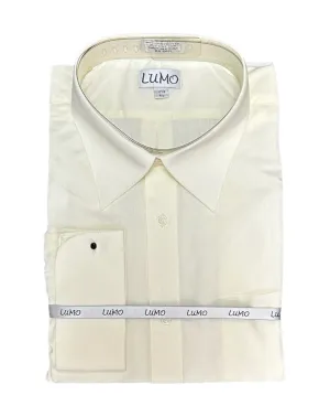 LUMO FRENCH CUFF DRESS SHIRT-IVORY