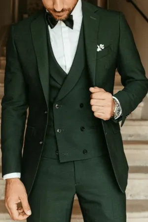 Men Suits Green 3 Piece Beach Wedding Suit Groom Wear Suits Wedding Suit Men suits Prom suits for men green suit must read caption