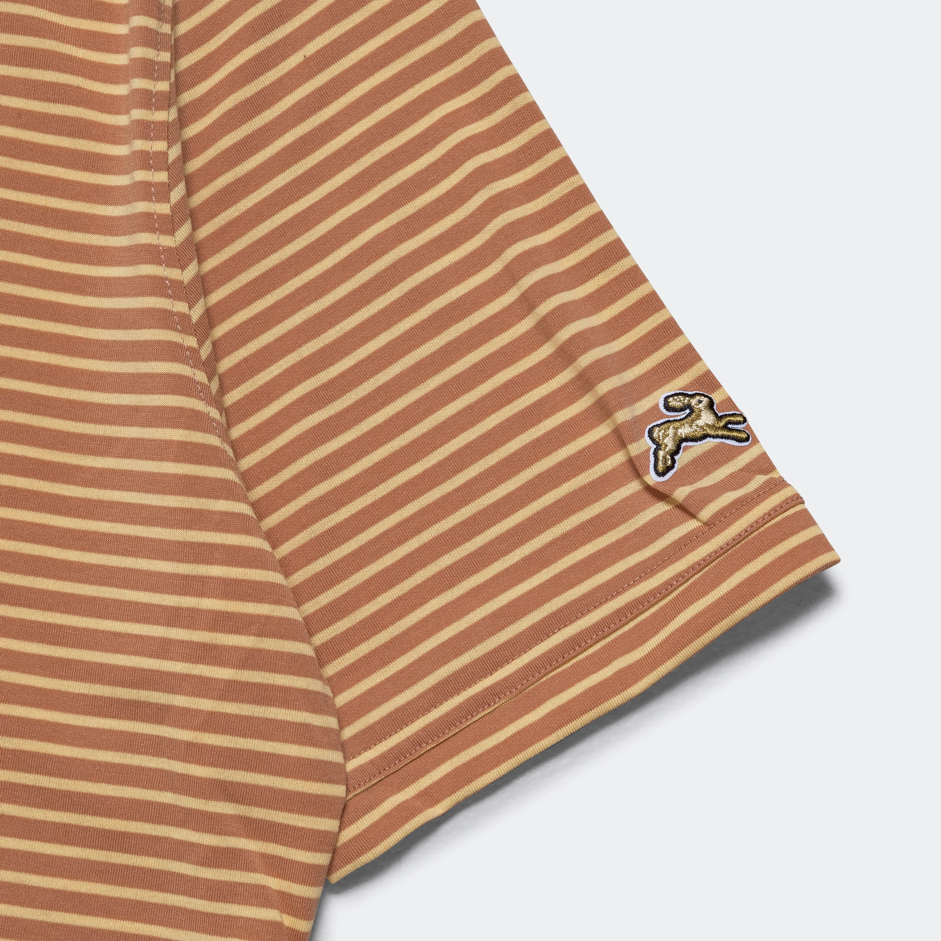 Mens Horizon Tee - Cork Melon Stripe