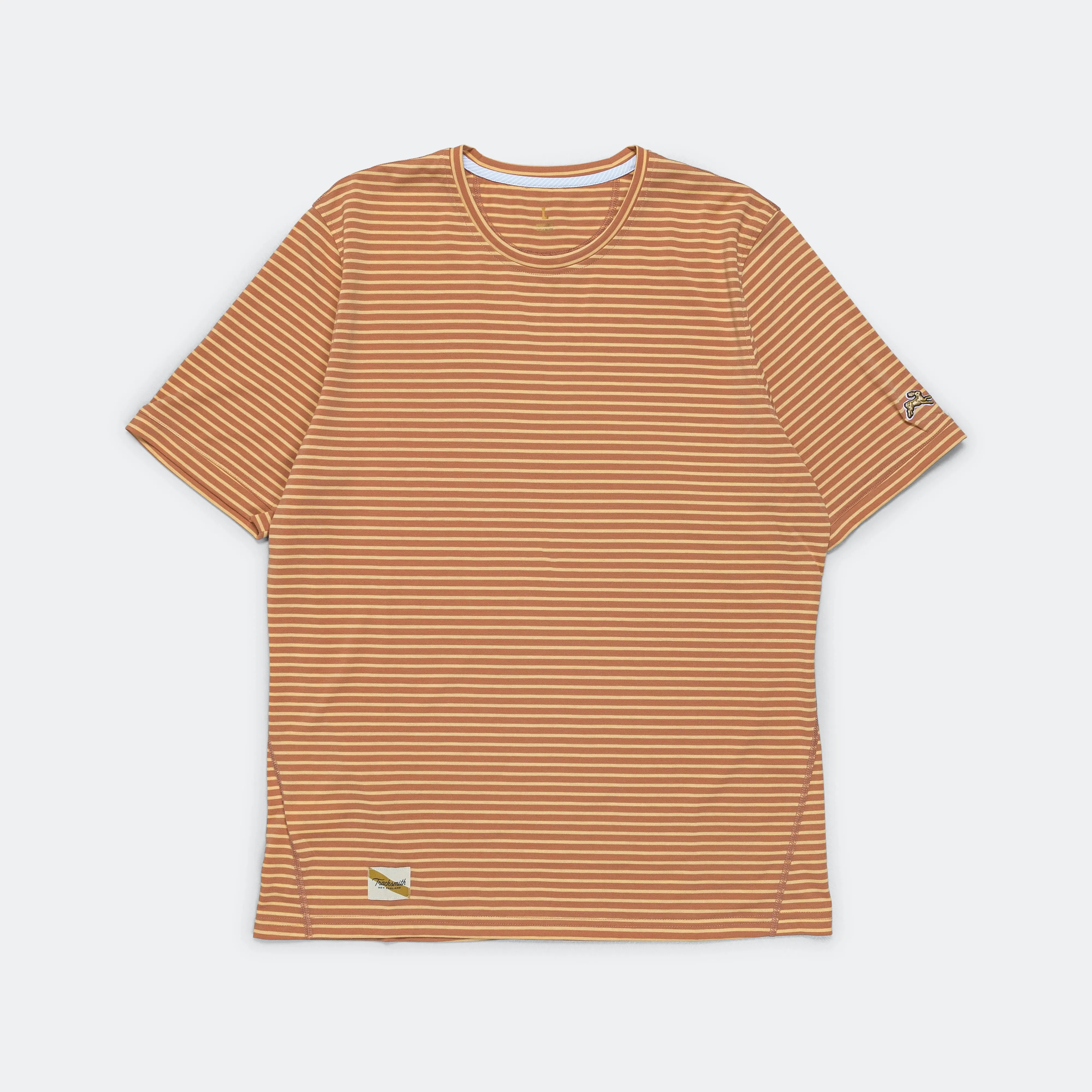 Mens Horizon Tee - Cork Melon Stripe