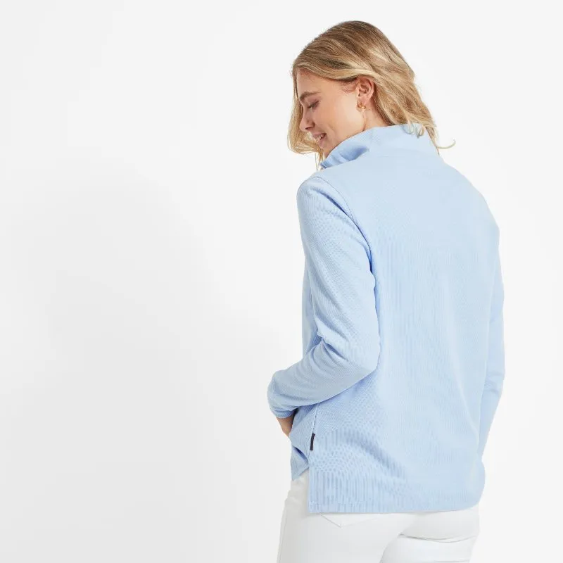 Schoffel Appletree Bay 1/4 Zip Ladies Jumper - Sky Blue