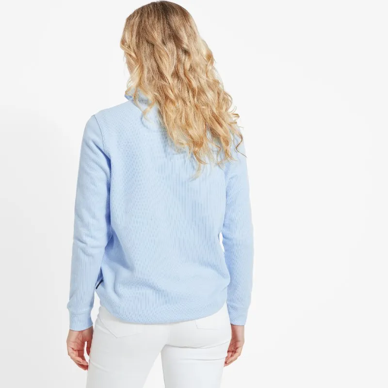 Schoffel Appletree Bay 1/4 Zip Ladies Jumper - Sky Blue