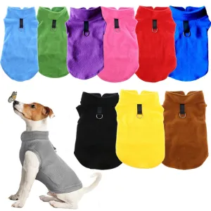 Soft Fleece Dog Clothes For Small Dogs Spring Summer Puppy Clothing