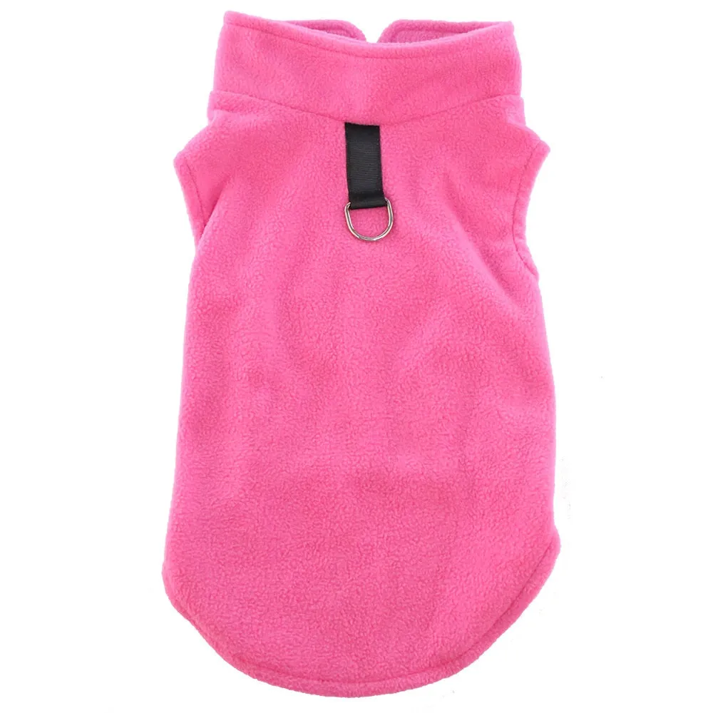 Soft Fleece Dog Clothes For Small Dogs Spring Summer Puppy Clothing