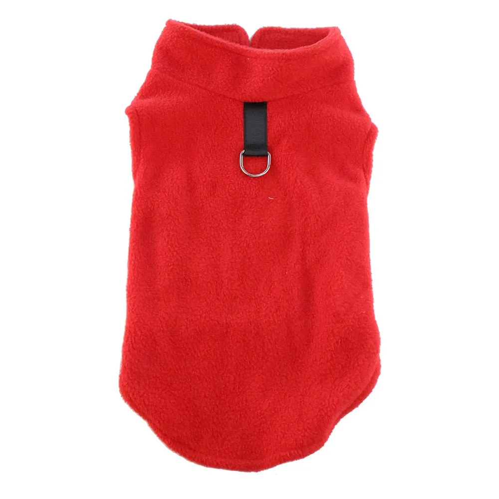 Soft Fleece Dog Clothes For Small Dogs Spring Summer Puppy Clothing