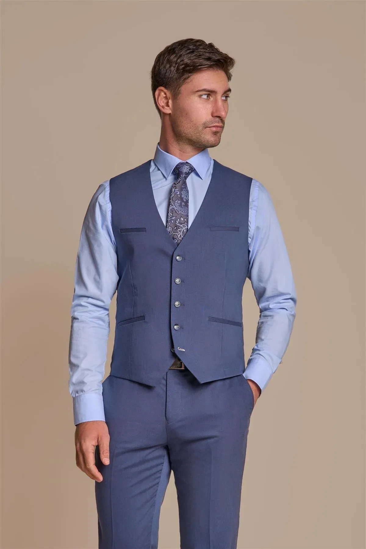 Specter Teal Three Piece Suit