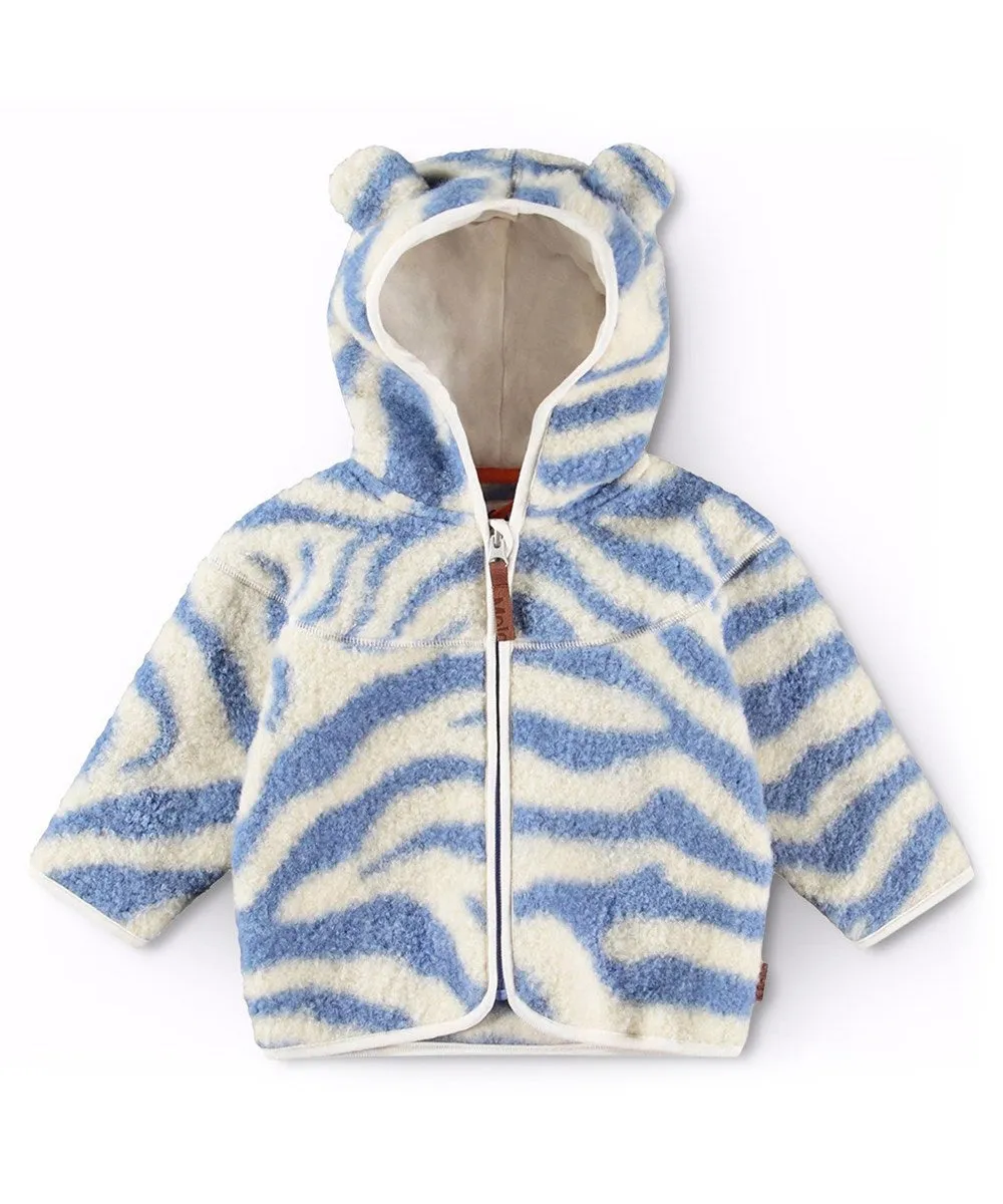 Ummi Fleece, Zebra Blue