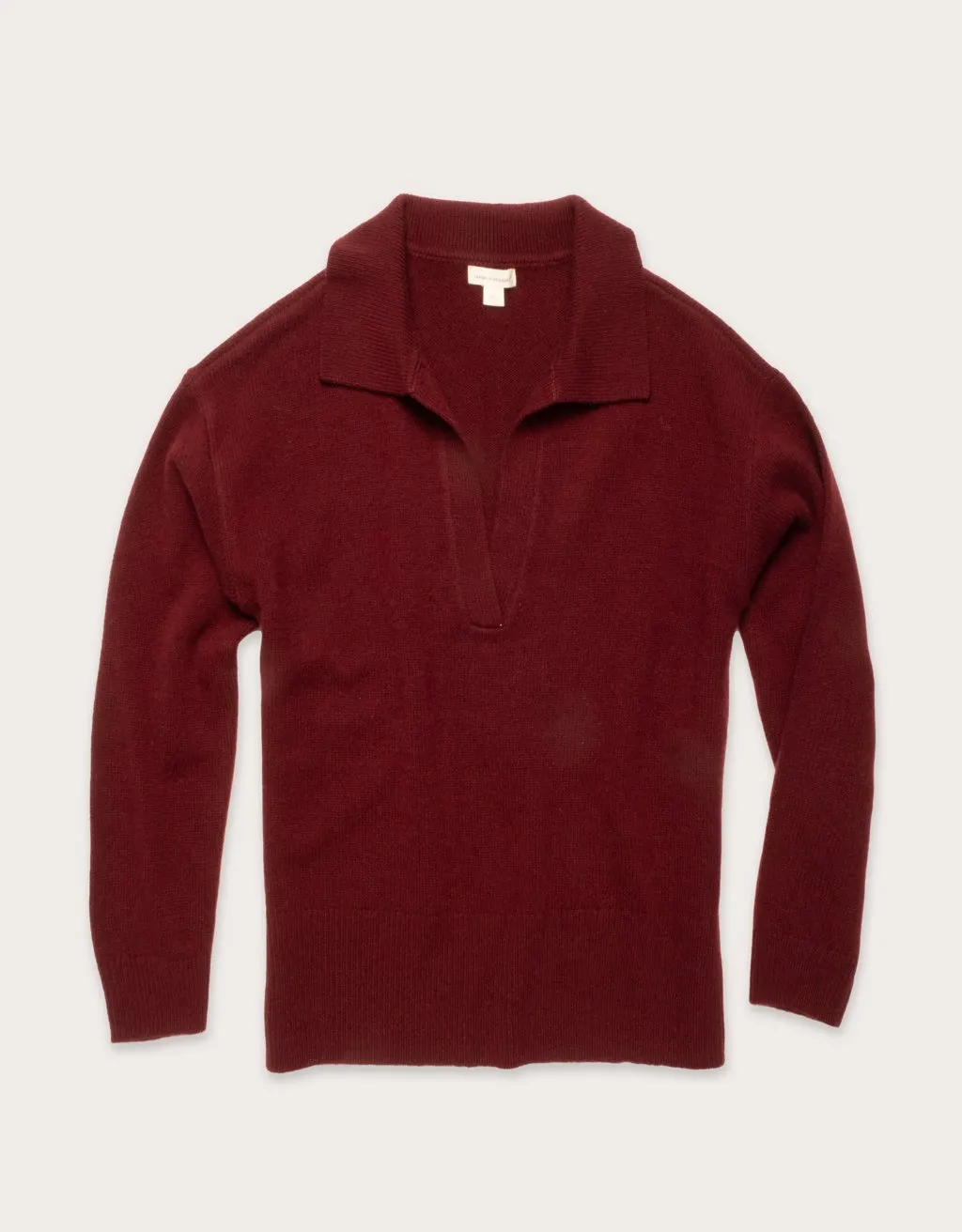 unsubscribed cashmere polo sweater