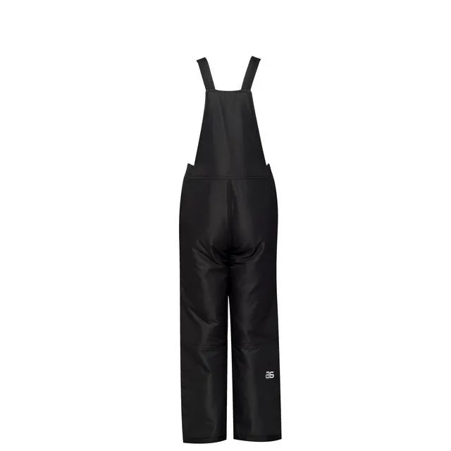 Women's Insulated Black Bib Overalls