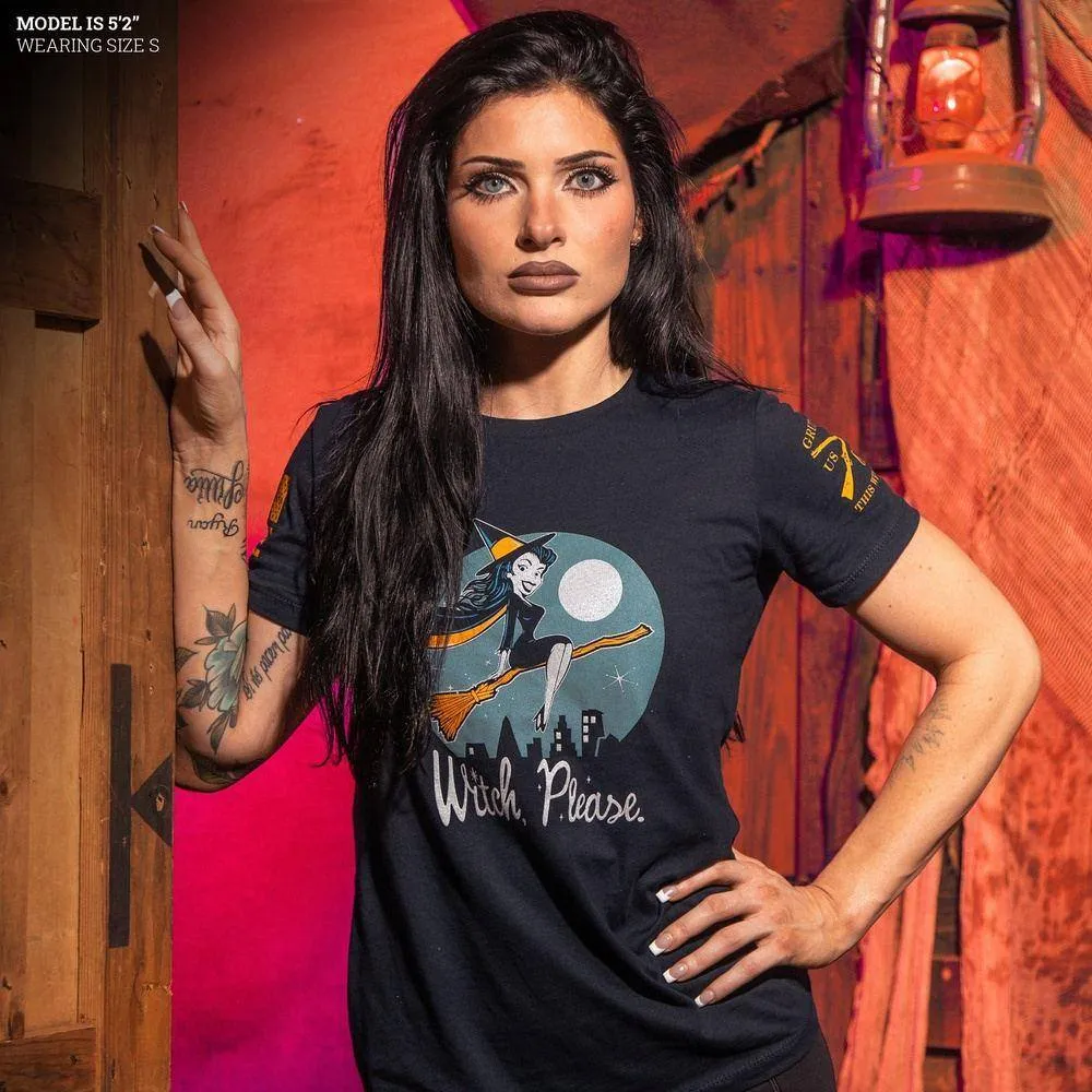 Women's Witch, Please Slim Fit T-Shirt - Midnight Navy